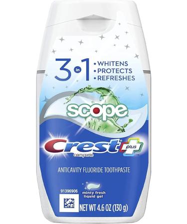 Crest Scope Whitening Toothpaste Set - Complete Whitening Tartar Control & 3-in-1 Gel - 7 Items | International Shipping Available - Buy Online on GoSupps.com