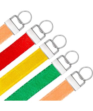 Qovydx 45Pcs 1 Inch Silver Wristlet Key Fob Hardware Set with Split Rings - Ideal for Keychains and Lanyards - Buy Online on GoSupps.com