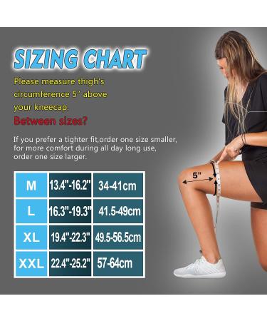 2 Pack Knee Compression Sleeve - Size XL - Joint Support for Men & Women - Running, Basketball, Gym, Weightlifting - Arthritis Pain Relief - Black (1 Pair) - Buy Online on GoSupps.com