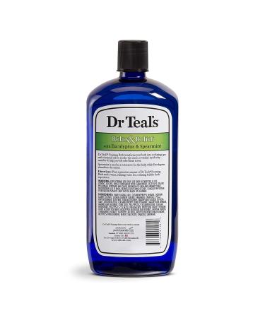 Dr Teal's Eucalyptus & Spearmint Foaming Bath 34 fl oz - Pack of 4 - Buy Online on GoSupps.com
