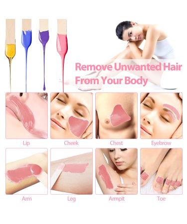 iBealous Waxing Kit with Wax Warmer - Hair Removal Pearl Wax Kit for Women - Includes 4 Bags Hard Wax Beads - Ideal for Legs, Bikini, Brazilian - Digital Display for Easy Use - Buy Online on GoSupps.com