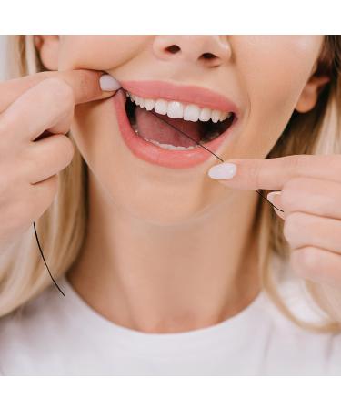Ecoyou Bamboo Activated Carbon Dental Floss - Sustainable Plastic-Free Vegan Mint Flavor | 30m (2 Pack) - Eco-Friendly Oral Care - Buy Online on GoSupps.com