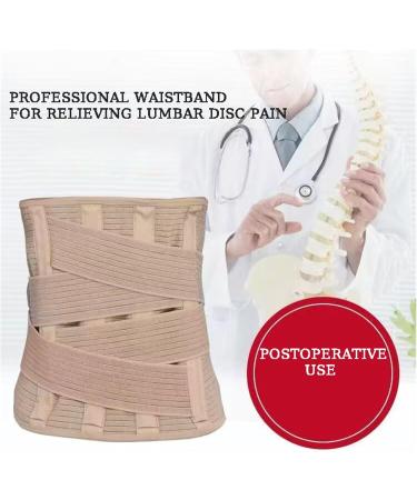 XWSM Professional Lumbar Support Belt - Postoperative Recovery & Pain Relief for Men and Women XL Beige - Buy Online on GoSupps.com