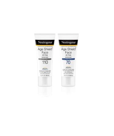 Neutrogena Age Shield Anti-Oxidant Face Lotion Sunscreen SPF 70 - 3 fl. oz - Buy Online on GoSupps.com