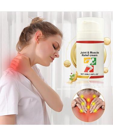  Yabauuop Soothing Muscle Cream - 50 ml - Back Massage Cream - Refreshing and moisturizing for joints hands legs knees feet and neck - Buy Online on GoSupps.com