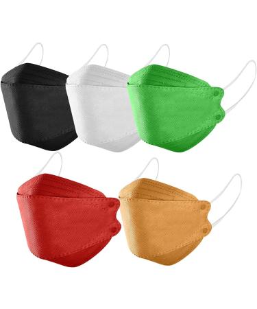 50pcs Colorful Children's 4-Ply Disposable Face Masks - International Shipping Available - Buy Online on GoSupps.com