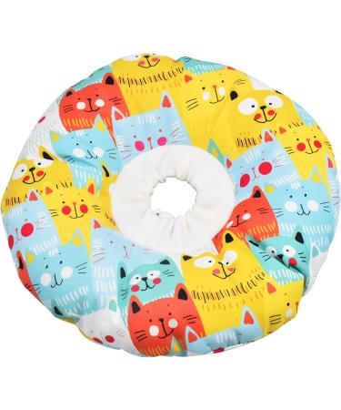 Avodova Adjustable Cat Protective Collar | Soft Cotton Restoring Collar for Cats & Dogs | Durable Hewn Rope Design - Buy Online on GoSupps.com