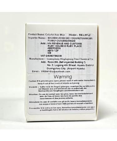 Hair Color Wax | Instant Hair Dye & Temporary Styling Cream - Unisex Gray Pomade for Natural Hairstyles - Buy Online on GoSupps.com