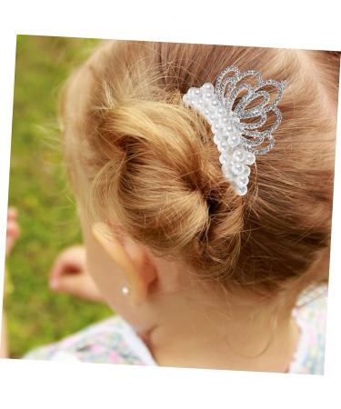 Ipetboom Hair Rope Hair Accessories for Girls Pearl Hair Tie Elastic Hair Tie Tiara Hair Ribbons Hair Ties for Girls Scrunchies for Girls Pearl Crown Hair Ties Pearl Beaded Hair Scrunchies - Buy Online on GoSupps.com