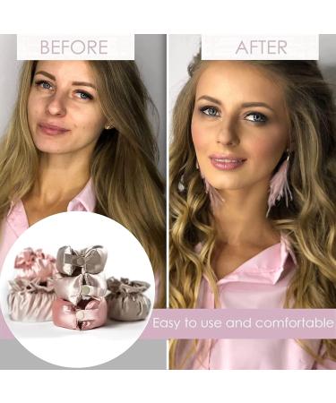 Satin Heatless Curling Set - Curling Stick + Curly Hair Cover Zero Heat Curling Set Big Wave Sleep Lazy Person Curling Hair Artifact Heatless Curly Hair Set for Women (JF-07) - Buy Online on GoSupps.com