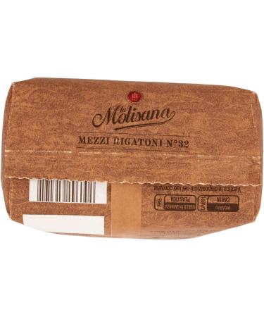 La Molisana No.32 Mezzi Rigatoni Integrali Wholewheat Pasta 500g (Pack of 4) Pack of 4 No.32 Mezzi Rigatoni - Buy Online on GoSupps.com