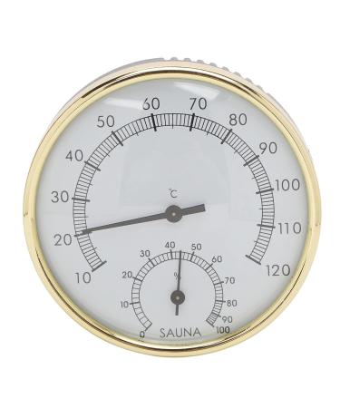 Wall-Mounted Sauna Thermometer & Hygrometer - Accurate Air Humidity Measurement with Stainless Steel Scale - Buy Online on GoSupps.com