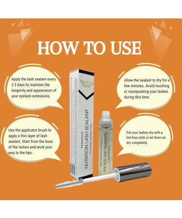 Buy Long-Lasting Eyelash Extension Sealant | 10ml Clear Seal for Cluster & DIY Lashes 14-Day Protection - Buy Online on GoSupps.com