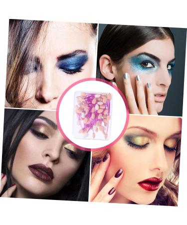 NULYLU 100pcs Double Ended Eyeshadow Brush Makeup Sponge Dual Ended Makeup Brush Eye Shadow Sponge Plastic - Buy Online on GoSupps.com