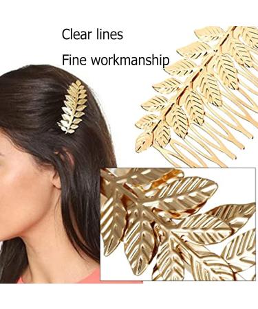 4-Piece Roman & Greek Crown Set | Goddess Hair Accessories | Laurel Headbands & Hair Combs for Elegant Styling - Buy Online on GoSupps.com