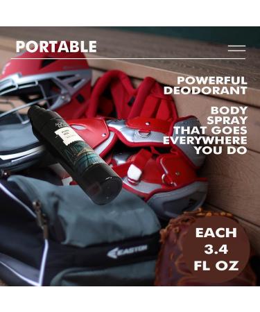 AQUA BLANCE Men's Body Spray 3-Pack 10.2 Fl Oz - Refreshing Cologne Deodorant with Long-Lasting Fragrance - Buy Online on GoSupps.com