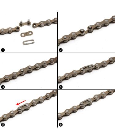 ZONKIE Single-Speed Bicycle Chain | 1/2 1/8 inch 116 Links - Buy Online on GoSupps.com