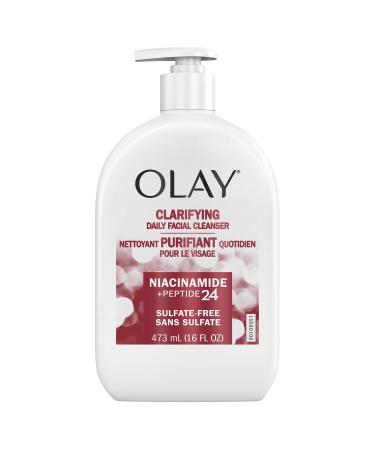 Olay Niacinamide + Peptide 24 Face Wash  Clarifying  Sulfate-Free  16 oz - Buy Online on GoSupps.com