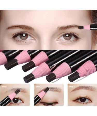 Eyebrow Pencil 12pcs Eyebrow Pencil Waterproof Eyebrow Liner Eyebrow Styling Pencil Waterproof Durable Eyeliner Beauty and Cosmetics Eyebrow Pencil(A) - Buy Online on GoSupps.com
