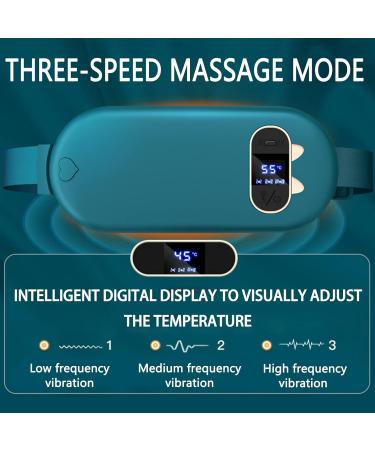 Samnuerly Portable Wireless Heated Pillows - 3 Heat Levels & Vibration Modes for Menstrual Pain Relief - Pink - Buy Online on GoSupps.com