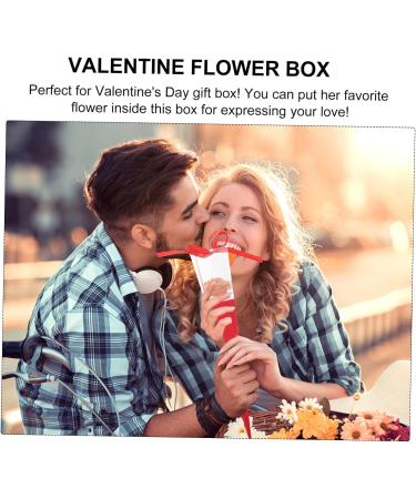 CAXUSD 10pcs Box Gift Boxes with Lids Flower Bouquet Sleeve Flower Packaging Home Decor Handmade Flowers Bouquet Paper Small Gift Boxes Purple Bulk Bridesmaid Red Tangle Red 42.00X7.00X7.00CM - Buy Online on GoSupps.com