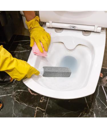Bimsstein Toilet Cleaner with Handle - 2 Pumice Stone Blocks for Effective Toilet Cleaning | Eco-Friendly and Durable - Buy Online on GoSupps.com