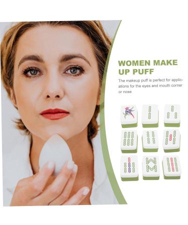 Buy FRCOLOR 9pcs Mahjong Puff - Triangular Makeup Sponges Hydrophilic Non-latex Perfect for Flawless Application International Shipping Available - Buy Online on GoSupps.com
