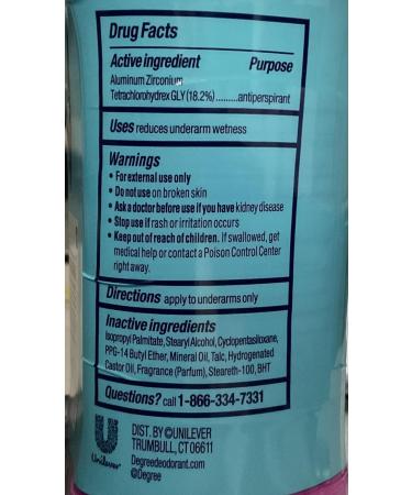 Buy Degree Women Antiperspirant Deodorant Stick - Sheer Powder 2.6 oz (Pack of 6) - International Shipping Available - Buy Online on GoSupps.com