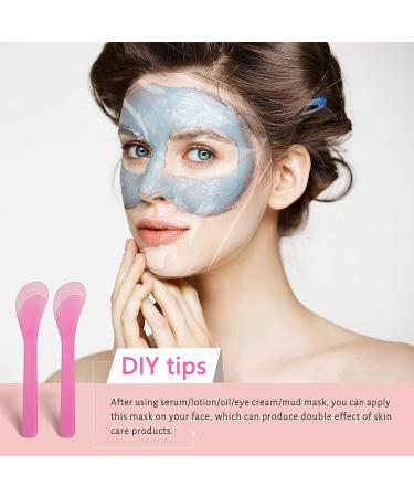 200 Sheets Facial Plastic Mask | Transparent Moisturizing Face Mask Sheets for Skin Care & DIY Spa | Disposable & Adhesive | Premium Facial Cling Film - Buy Online on GoSupps.com