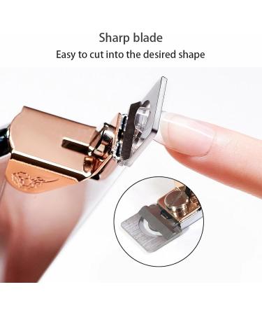 VENLADYS Stainless Steel False Nail Trimmer Acrylic Nail Tips Clipper/Edge Cutter Cutter Tool for Nail Manicure Pedicure Home Nail Art Design DIY - Buy Online on GoSupps.com