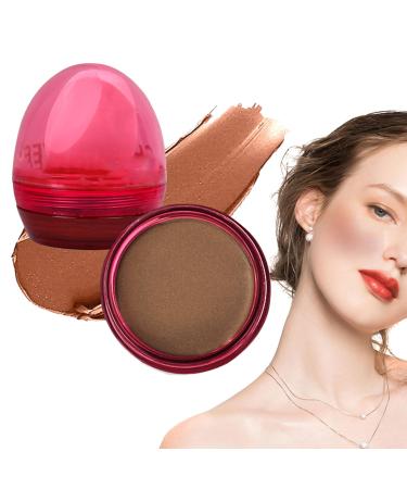 Blush Cream - Monochrome Lightweight Blusher for Women Cheeks Eyes Face Blusher Makeup Supplies for Shopping Home Working Dating Traveling Gathering Littryee 01# Bronze