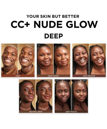 IT Cosmetics Your Skin But Better CC+ Nude Glow Foundation & Glow Serum Deep Honey 1g - Medium Coverage, Lightweight Formula | Pack of 1 - Buy Online on GoSupps.com