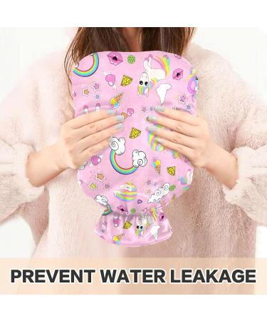 Premium 1L Heat Bottle for Pain Relief | Unicorn Pattern | Ideal for Hand Feet Shoulder Neck & Cramps | International Shipping - Buy Online on GoSupps.com