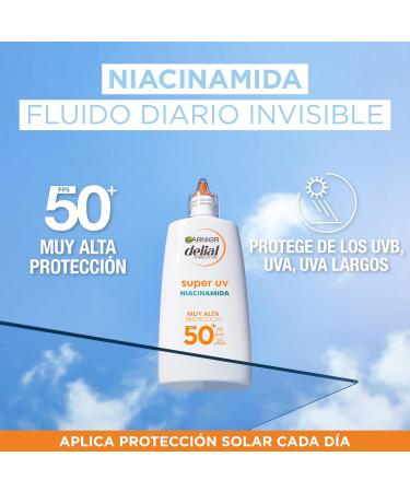 DELIAL SUPER UV niacinamide anti-blemish SPF50+ 40 ml - Buy Online on GoSupps.com