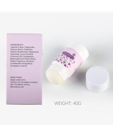 Natural Deodorant for Women and Men Aluminum Free Body Deodorant Antiperspirant Deodorant Solid Stick Cream long lasting Odor Control Eliminate Relaxing Armpit Sweat (lavender rose type 40g) - Buy Online on GoSupps.com