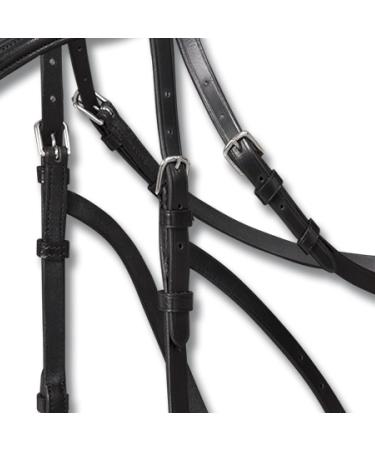 WALDHAUSEN X-Line Hackamore Bridle - Black Warmblood Full | Premium Equestrian Gear | International Shipping - Buy Online on GoSupps.com