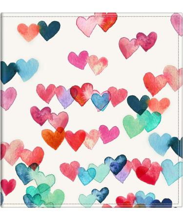 Fintie Self-Adhesive Photo Album | 60 Sticky Pages | Metallic Pen | DIY Scrapbook for 3x5, 4x6, 5x7, 6x8, 8x10 Pictures | Family, Wedding, Anniversary | Raining Hearts Design - Buy Online on GoSupps.com