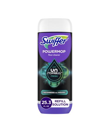 Swiffer PowerMop Floor Cleaning Solution with Unstopables Fresh Scent 750 mL