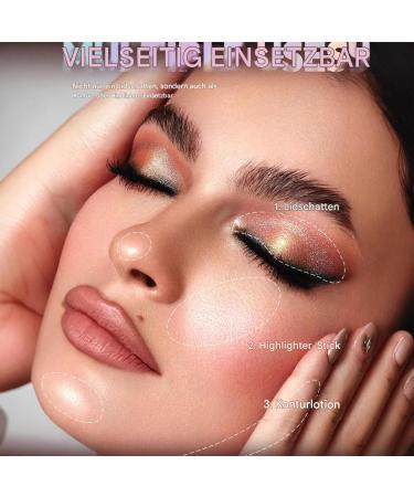 Fellflying Eyeshadow stick 6way highlighter stick longlasting matte shine eyeshadow primer for striking looks during the day and at parties - Buy Online on GoSupps.com