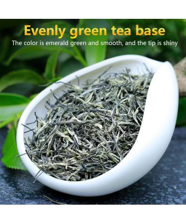 Spring Green Tea Chinese Maojian Tea Strong Fragrant Jasmine Green Tea for Spring Summer Green Tea Clear Flavor Slightly Curled Tea Leaves Natural Chinese Tea for Morning Afternoon Free Time lo - Buy Online on GoSupps.com