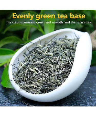 WOOXGEHM Jasmine Green Tea Strong Aroma Chinese Mao Jian Tea Yellow Color Selected Green Tea From the High Mountains Has the Effect of Cooling and Relieving the Summer Heat - Buy Online on GoSupps.com