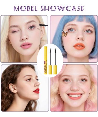  ZukQvrivelig Waterproof 3D Curling Mascara Brown Mascara Water Resistant Clump-Free Application Ideal for Everyday and Special Makeup 10 ml (Black) - Buy Online on GoSupps.com