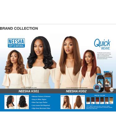 Outre Quick Weave Neesha H302 (2) - Premium Synthetic Hair | [eCommerce Company Name] - Buy Online on GoSupps.com
