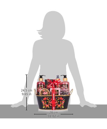 BRUBAKER Cosmetics Beauty Set Love - 12 pcs Passion Fruit Bath & Shower Set Gift in Decorative Tub - International Shipping Available - Buy Online on GoSupps.com