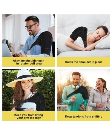 Wildjuly Shoulder Brace for Torn Rotator Cuff - Pain Relief & Recovery Support for Men and Women - Buy Online on GoSupps.com