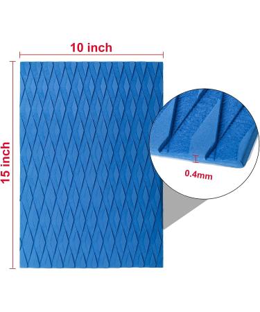 Patioer Non-Slip Traction Pad Deck Grip Mat 4 Pcs 15x 10 in Trimmable EVA Foam Boat Decking Sheet for Kayak RV Canoe Yacht Pool Step SUP Board Blue - Buy Online on GoSupps.com