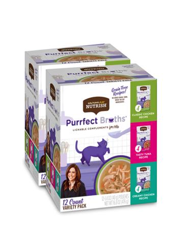Rachael Ray Nutrish Purrfect Broths Wet Cat Food Complement, 1.4 Ounce Pouch (Pack of 24), Grain Free Variety Pack: Chicken and Tuna - Buy Online on GoSupps.com