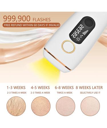 Gerrit 5 Light Intensity Face & Body Hair Remover - Safe Depilation for Face Legs Armpits & Bikini Zone - Buy Online on GoSupps.com