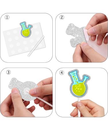 S-Cp-0008 Ice Cream Fruit Dessert Cupcake Topper Colorful Glitter Happy Birthday Sensory Pop Game Theme Decor Supplies Baby Shower Boys Girls Birthday Party Decorations - Buy Online on GoSupps.com