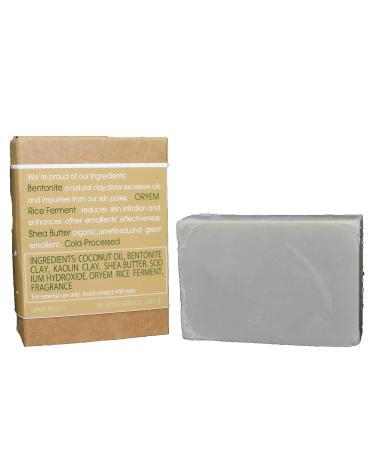 Buy Bentonite Clay Soap Bar 90g - Natural Detox Soap for Glowing Skin - Worldwide Shipping - Buy Online on GoSupps.com